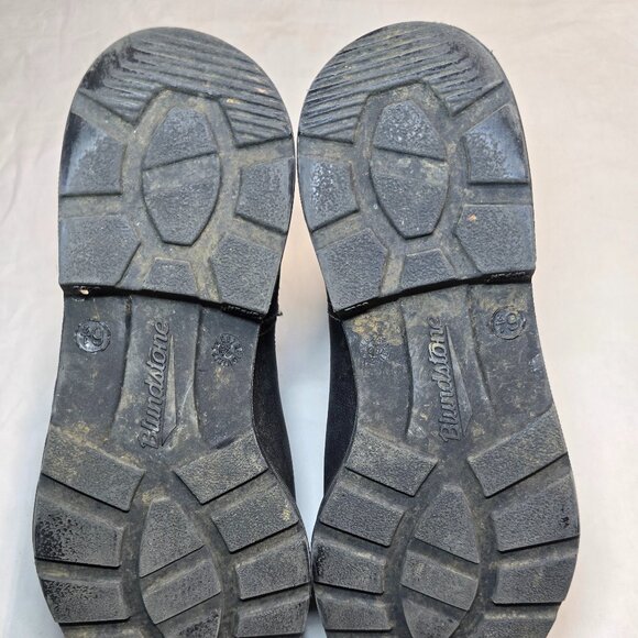 Blundstone Chelsea Women's 6.5 Black Leather Boots Lug Heal - Picture 11 of 16